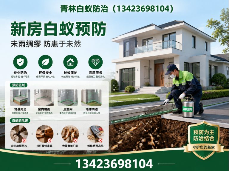 黄埔区新房白蚁预防展示图
